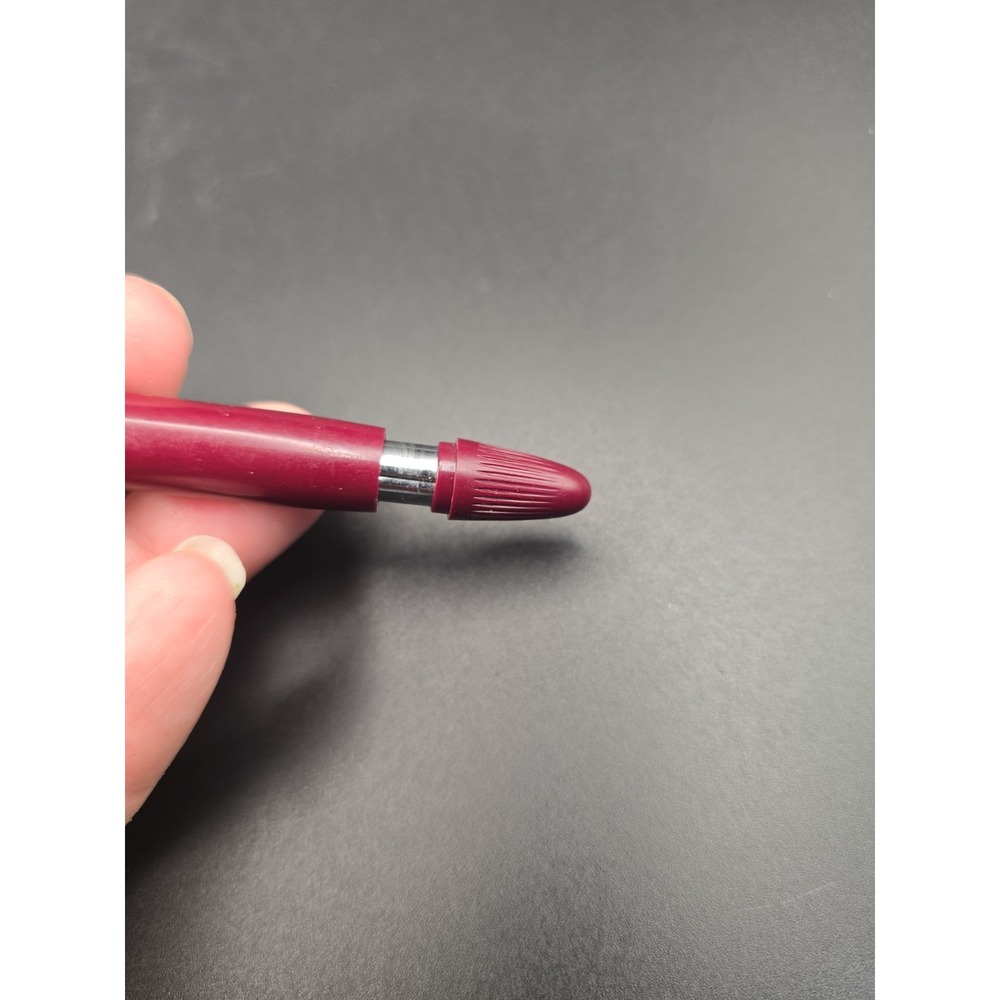 VTG 1950s Sheaffer Touchdown Fountain Pen Burgundy 14K Gold F3 Read - Picture 13 of 16